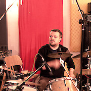 Aufnahmesession im Proberaum